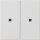 Gira 510727 KNX RF Bedienaufsatz 2-fach System 55 Reinweiß matt