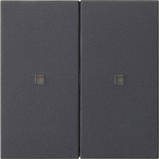 Gira 510728 KNX RF Bedienaufsatz 2-fach System 55 Anthrazit