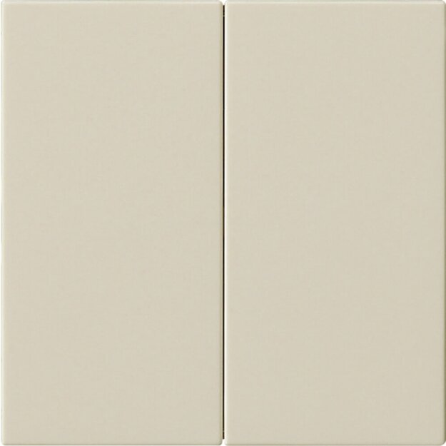 Gira 537001 Wippe 2-fach unbedruckt System 55 Cremeweiß