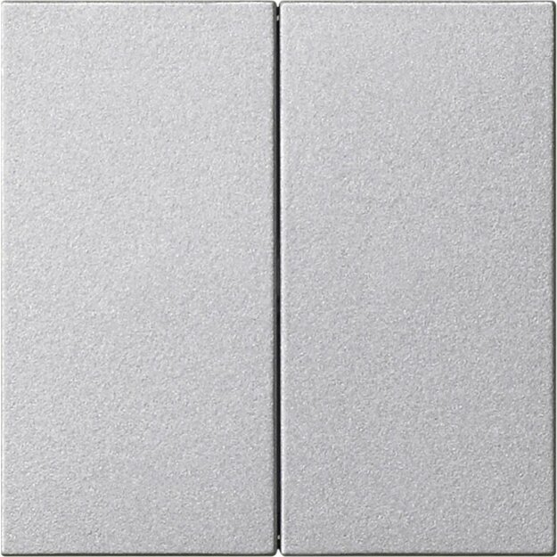 Gira 537026 Wippe 2-fach unbedruckt System 55 F Alu