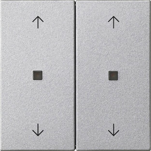 Gira 538626 Wippe 2-fach Pfeile Kontrollfenster System 55 F Alu