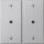 Gira 538626 Wippe 2-fach Pfeile Kontrollfenster System 55 F Alu