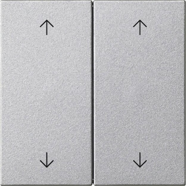 Gira 538726 Wippe 2-fach Pfeile System 55 F Alu