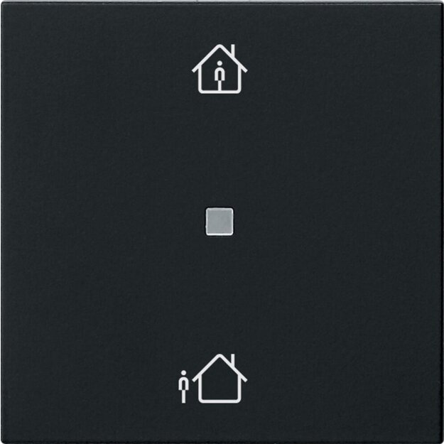 Gira 5106005 KNX RF Bedienaufsatz 1-fach Heizmodus System 55 Schwarz matt