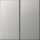 Gira 5370600 Wippe 2-fach unbedruckt System 55 Edelstahl