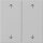 Gira 5387015 Wippe 2-fach Pfeile System 55 Grau matt