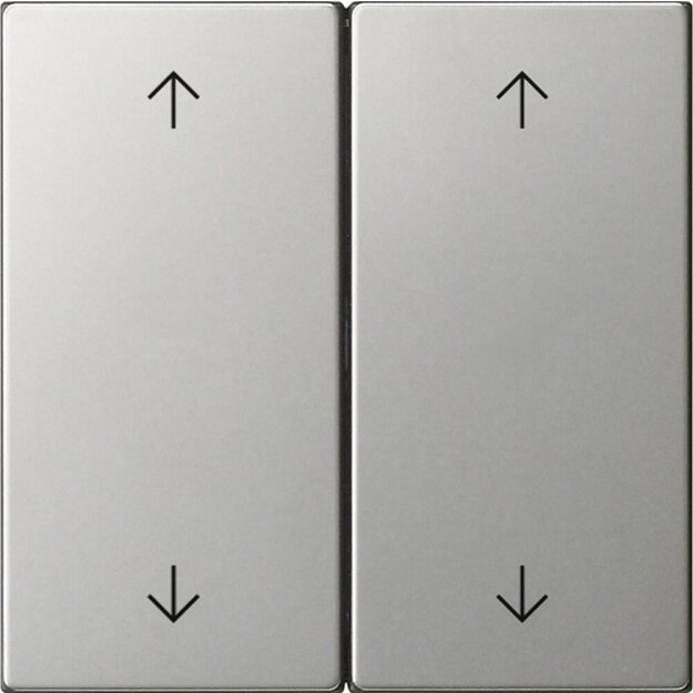 Gira 5387600 Wippe 2-fach Pfeile System 55 Edelstahl