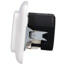 Busch-Jaeger Reflex SI Set: USB-A+C Steckdose 20 EUCB2USBAC-214 + 2511-214 1-fach Rahmen, Alpinweiß