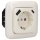 Busch-Jaeger 2x USB-Set weiß: 1x 20 EUCB2USBAC-212 USB-A + C Steckdose + 1x 2511-212 1-fach Rahmen Duro SI