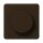 Jung CD1740BR Abdeckung mit Drehknopf Duroplast Braun glänzend Serie CD