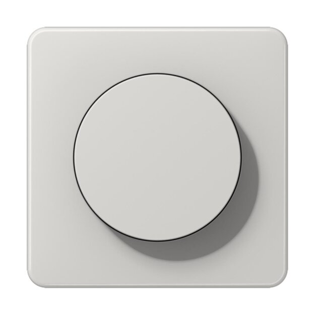 Jung CD1740LG Abdeckung mit Drehknopf Duroplast Grau glänzend Serie CD