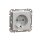 Merten MEG2380-0460 Connected SCHUKO-Steckdose 16A System M Thermoplast edelmatt Aluminium