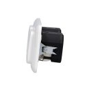 Busch-Jaeger Reflex SI USB Set: 2x SUSB-A+C Steckdose 20 EUCB2USBAC-214  + 2512-214 2-fach Rahmen, Alpinweiß