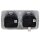 Busch-Jaeger Reflex SI USB Set: 2x SUSB-A+C Steckdose 20 EUCB2USBAC-214  + 2512-214 2-fach Rahmen, Alpinweiß