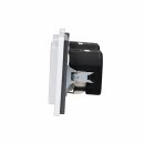 Busch-Jaeger solo USB Set: 2x USB-A+C Steckdose 20 EUCB2USBAC-84 + 2x 1-fach Rahmen 1721-84 , studioweiß