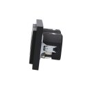 Busch-Jaeger Future Linear USB-Set : USB-A+C Steckdose 20 EUCB2USBAC-885 + 1722-885K 2-fach Rahmen, schwarz matt