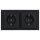 Busch-Jaeger Future Linear USB-Set : USB-A+C Steckdose 20 EUCB2USBAC-885 + 1722-885K 2-fach Rahmen, schwarz matt