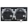 Busch-Jaeger Future Linear USB-Set : USB-A+C Steckdose 20 EUCB2USBAC-885 + 1722-885K 2-fach Rahmen, schwarz matt