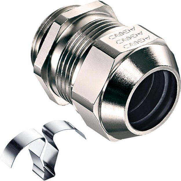 Kaiser 1083.25LF Kabelverschraubung Progress AgreenO EMV easyCONNECT M25x15 Kabel Ø 125-205 mm Messing CuZn21Si3P bleifrei