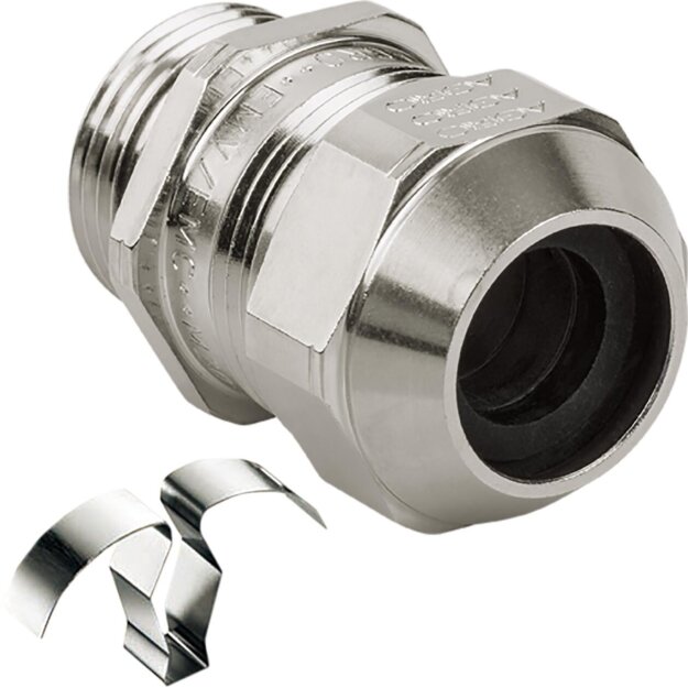 Kaiser 1183.17LF Kabelverschraubung Progress AgreenO EMV easyCONNECT M16x15 lang Kabel Ø 60-105 mm Messing CuZn21Si3P bleifrei