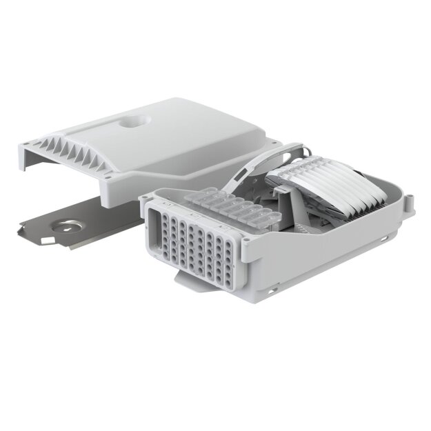 Kaiser AT29373 Connectivity Glasfaser-Gebäudeverteiler Gf-GV 96 Fasern HS 48 Ausgänge Loop IP65 8 mm