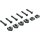 Spelsberg 72104501 Deckelschrauben-Set GEOS-L 4050 DS/DK