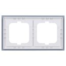 MDT BE-GTR263W.01 Glasrahmen 2-fach für 63 mm Programme Weiß