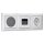 Busch-Jaeger Unterputz-Radio-Set:  8215 U-101 Busch-Radio DAB+ + 8252-914-101 Zentralscheibe für Busch-Radio + 20 EUC-914 SCHUKO® Steckdose + 8223 U Lautsprecher-Einsatz + 8253-914 Zentralscheibe + 1723-914 3-fach Rahmen, Alpinweiß Busch-balance® SI