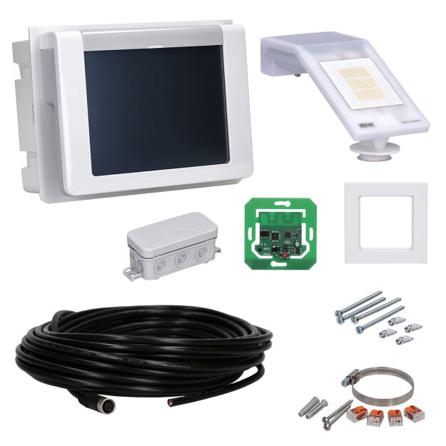 Elsner 60121 WS1000 Color-4 Gebäudesteuerung für 4 Antriebe 230 V Weiß