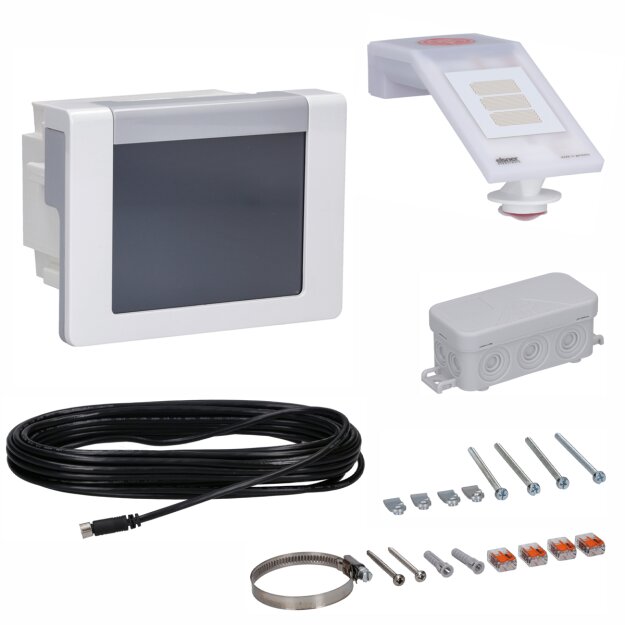 Elsner 60136 WS1 Color-2 Gebäudesteuerung für 2 Antriebe 230 V Weiß
