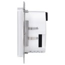 Elsner 70990 Cala KNX T 201 Sunblind RAL 9010 Raumtemperatur-Regler und Taster für Sonnenschutz Weiß Reinweiß RAL 9010