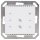Elsner 71050 Cala KNX T 202 Sunblind RAL 9010 Raumtemperatur-Regler / Taster für 2x Sonnenschutz Weiß Reinweiß RAL 9010