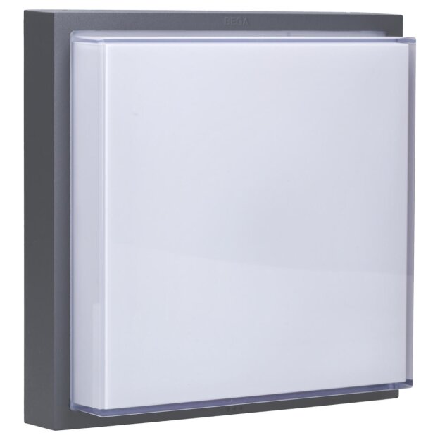 Bega 24770AK3 Decken- und Wandleuchte für den Innen- & Außenbereich Silber 3000 K 13,5 W 1000 lm on/off-Netzteil