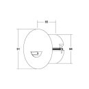 Brumberg 10371073 LED-Wandeinbauleuchte 230 V AC 3 W...