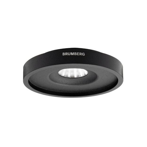 Brumberg 12226183 LED-Einbaudownlight 350 mA 9,7+1,7 W strukturschwarz rund