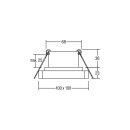 Brumberg 12227183 LED-Einbaudownlight 350 mA 9,7+1,7 W...