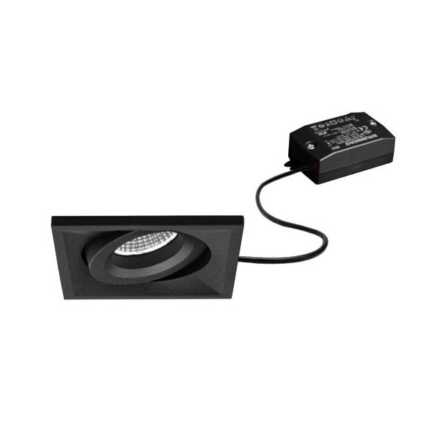 Brumberg 38398183 LED-Einbaustrahler 230 V AC 7 W strukturschwarz rund
