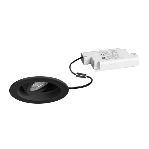 Brumberg 39063083 LED-Einbaustrahler 230 V AC 6 W schwarz rund