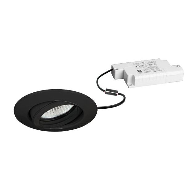 Brumberg 39373083 LED-Einbaustrahler 230 V AC 6 W schwarz rund