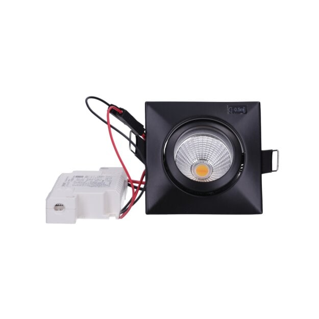 Brumberg 39374083 LED-Einbaustrahler 230 V AC 6 W schwarz