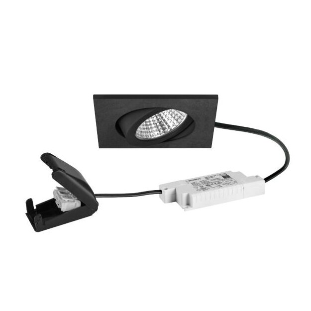 Brumberg 39465183 LED-Einbaustrahler 230 V AC 6 W strukturschwarz