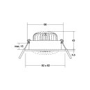 Brumberg 40398173 LED-Einbaustrahler 230 V AC 7 W...