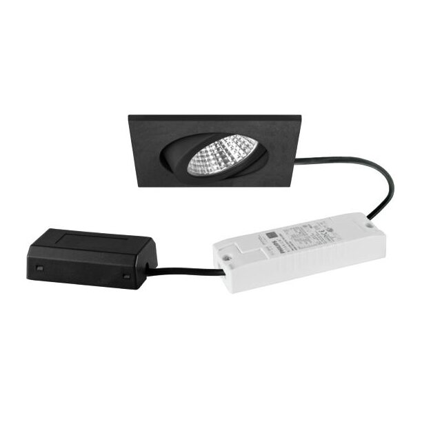 Brumberg 41465183 LED-Einbaustrahler 230 V AC 6 W strukturschwarz