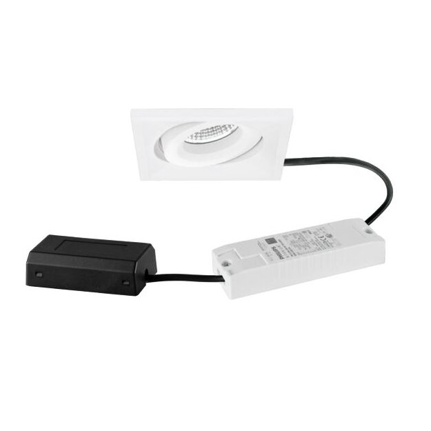 Brumberg 41498173 LED-Einbaustrahler 230 V AC 7 W strukturweiß