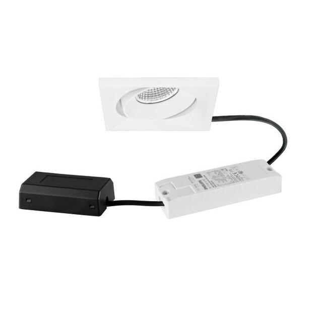 Brumberg 41499173 LED-Einbaustrahler 230 V AC 7 W strukturweiß
