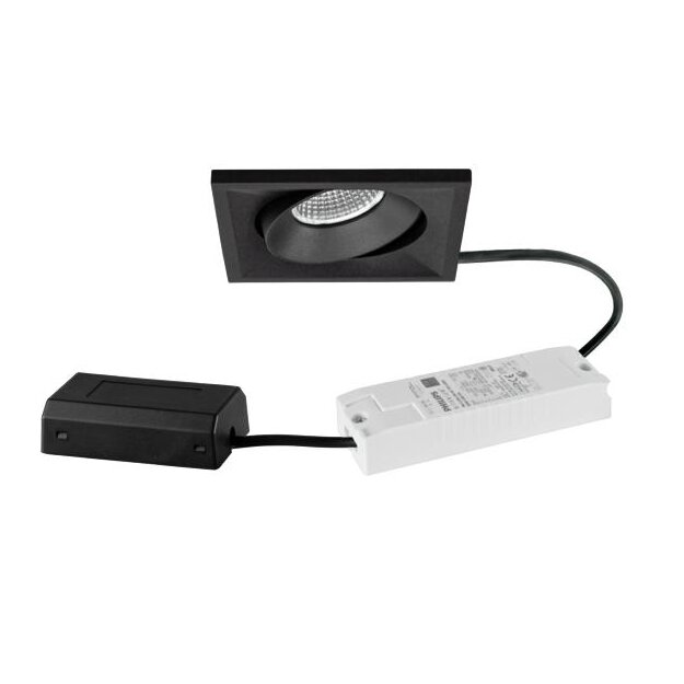 Brumberg 41499183 LED-Einbaustrahler 230 V AC 7 W strukturschwarz