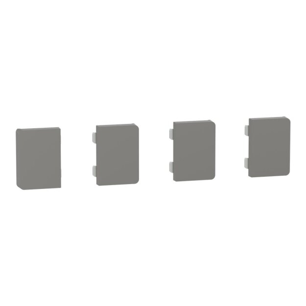 Merten MEG6194-6050 Tastsensor Flex KNX Merten System Design 4-fach Wippe Nickelmetallic