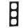 Merten MEG4030-3603 M-Pure-Rahmen 3-fach schwarz matt M-Pure