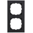 Merten MEG4020-3603 M-Pure-Rahmen 2-fach schwarz matt M-Pure