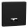 Merten MEG3350-0403 Wippe mit rechteckigem Symbolfenster schwarz matt System M